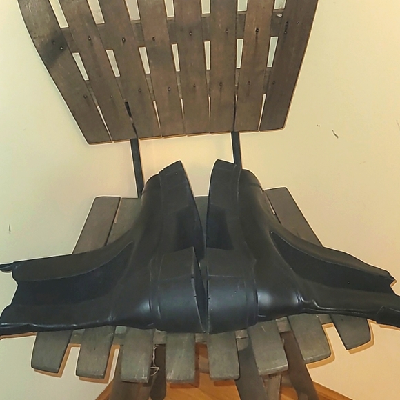 Free People Maren Mid Black Leather Chelsea Boots New without tag, Only Try On - Picture 6 of 7